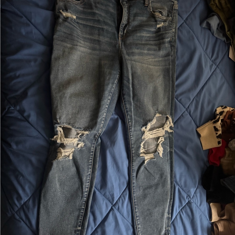 American Eagle Outfitters Blue Denim Shorts